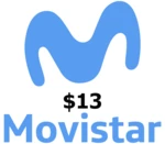 Movistar $13 Mobile Top-up EC