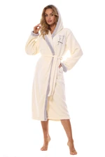 Tess Long Ecru Ecru Bathrobe