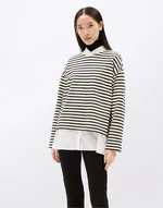 Armedangels Frankaa Maarlen Stripe 1716 undyed-black M