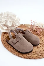 Children's slippers on cork platform Grey Vulagia