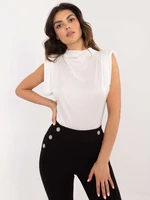 White formal blouse