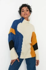 Sweter damski Trendyol Colorblock