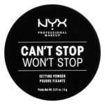 NYX PROFESSIONAL MAKEUP Professional Makeup Can't Stop Won't Stop Setting Powder Fixační pudr - 06 Banana 6 g