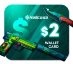 Hellcase.com 2 USD Wallet Card Code