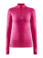 Women's T-Shirt Craft Core Dry Active Comfort Zip Pink