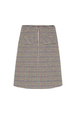 Tommy Jeans Skirt - TJW CHECK ZIP MINI SKIRT checkered