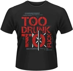 Dead Kennedys Tričko Too Drunk To Fuck Black 2XL