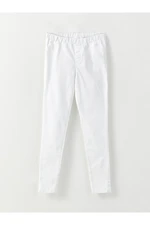 LC Waikiki Basic Girl's Jean Trousers with Elastic Waist