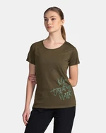 Women's technical T-shirt Kilpi GAROVE-W Dark green