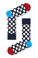 Ponožky Happy Socks Big Dot Snowman tmavomodrá barva