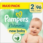 Pampers Harmonie Size 2 jednorazové plienky 4-8 kg 96 ks