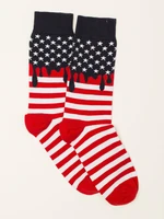 Socks-WS-SR-5686-white-red