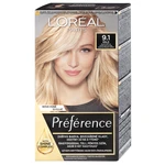 L'Oréal Paris Permanentní barva na vlasy Préférence 10.21 Stockholm Velmi světlá perlová blond