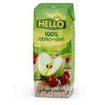 HELLO 100% Jablková šťava višňa 250 ml x 18 kusov