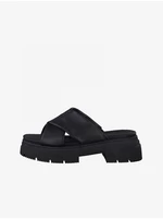 Tamaris Black Slippers