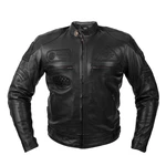 Pánská kožená moto bunda W-TEC Urban Noir  černá  6XL