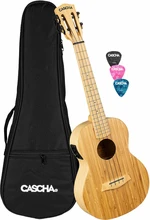 Cascha HH 2314E Bamboo Ukulele tenore Natural