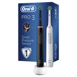 Set zubných kefiek Oral-B PRO 3 3900 Cross Action DUO set zubných kefiek • 2 ks v balení • oscilačno-rotačný 3D systém čistenia • 3 čistiace programy 