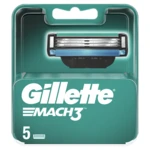 Gillette Mach3 Náhradné hlavice 5ks