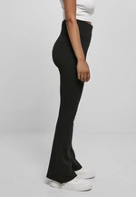 Women's Organic Interlock Bootcut Leggings - Black