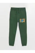 LC Waikiki Boy's Jogger Sweatpants with Printed Elastic Waist