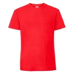 Iconic 195 Ringspun Premium Fruit of the Loom Men's Red T-shirt