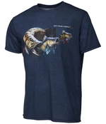 Savage gear tričko cannibal tee blue - m