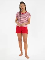 Women's white and red striped pyjamas Tommy Hilfiger Underwear
