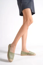 Capone Outfitters Espadrilles - Green - Flat