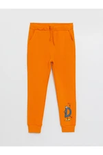 LC Waikiki Boy's Jogger Sweatpants with Printed Elastic Waist