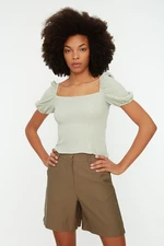 Trendyol Blouse - Green - Regular fit