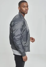 Basic Bomber Jacket - Cold Grey