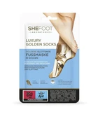 SheCosmetics SheFoot Luxury Golden zlaté zjemňující ponožky 1 pár