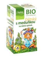 Apotheke Dětský ovocný čaj s meduňkou BIO 20 ks