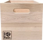 Music Box Designs 7" Vinyl Storage Box Singles Going Steady Box für LP-Platten Natural Oak