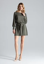 Figl Woman's Dress M576 Olive