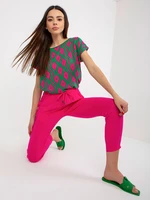 Pants-D73760M61869H-fuchsia