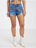 Blue Womens Denim Shorts Noisy May Drew - Women