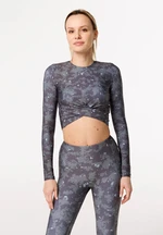 Bittersweet Paris Woman's Dark Revolution Gaia Longsleeve Top GLT-C-Print BSP1450