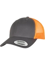 Retro Trucker 2-Tone Charcoal/Neon Orange