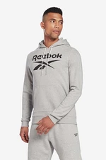 Tepláková mikina Reebok Identity Big Logo Hoodie H54477-grey, šedá farba, s kapucňou, s potlačou