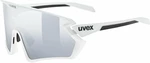 UVEX Sportstyle 231 2.0 Cloud/White Matt/Mirror Silver Kerékpáros szemüveg