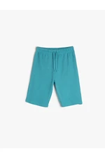 Koton Tie-Waist Shorts Textured