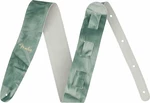 Fender Tie Dye Leather Strap Tracolla per chitarra Green