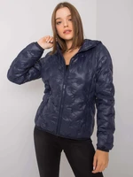 Dark blue women's hooded jacket by Rasheed