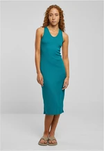 Women's Sleeveless Midi Dress Watercolor Green