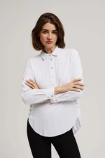 Shirt with decorative buttons