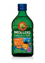 MÖLLERS Omega 3 Ovocná příchuť 250 ml