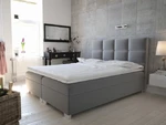 Moderní box spring postel Canter 180x200, šedá