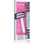 NYX Professional Makeup Zero To Brow Stencil Book šablony na obočí 02 Thick 4 ks
